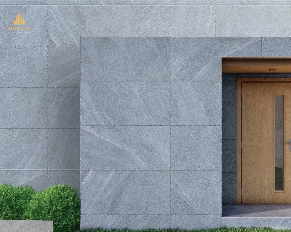 Gạch ốp mặt tiền nhà có khả năng chịu lực tốt trước tác động của thời tiết