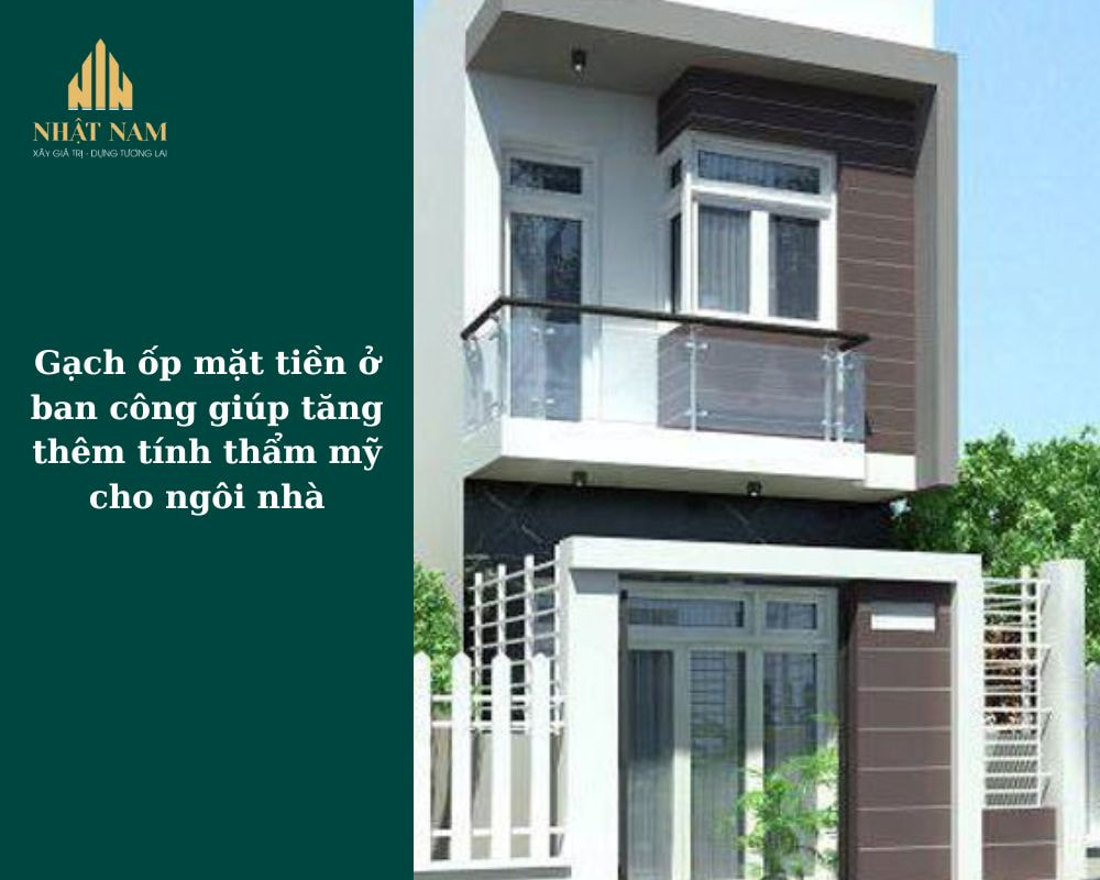 Gạch ốp mặt tiền nhaf