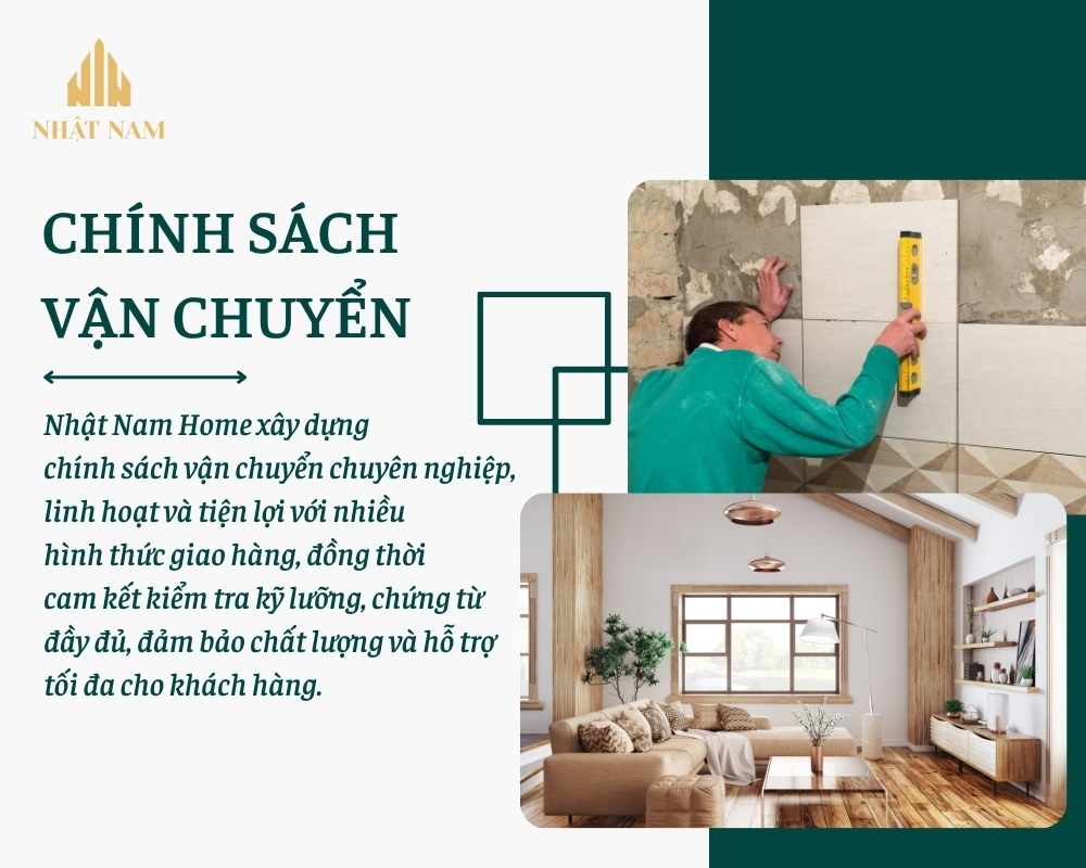 Chính sách vận chuyển chuyên nghiệp, linh hoạt và tiện lợi tại Nhật Nam Home