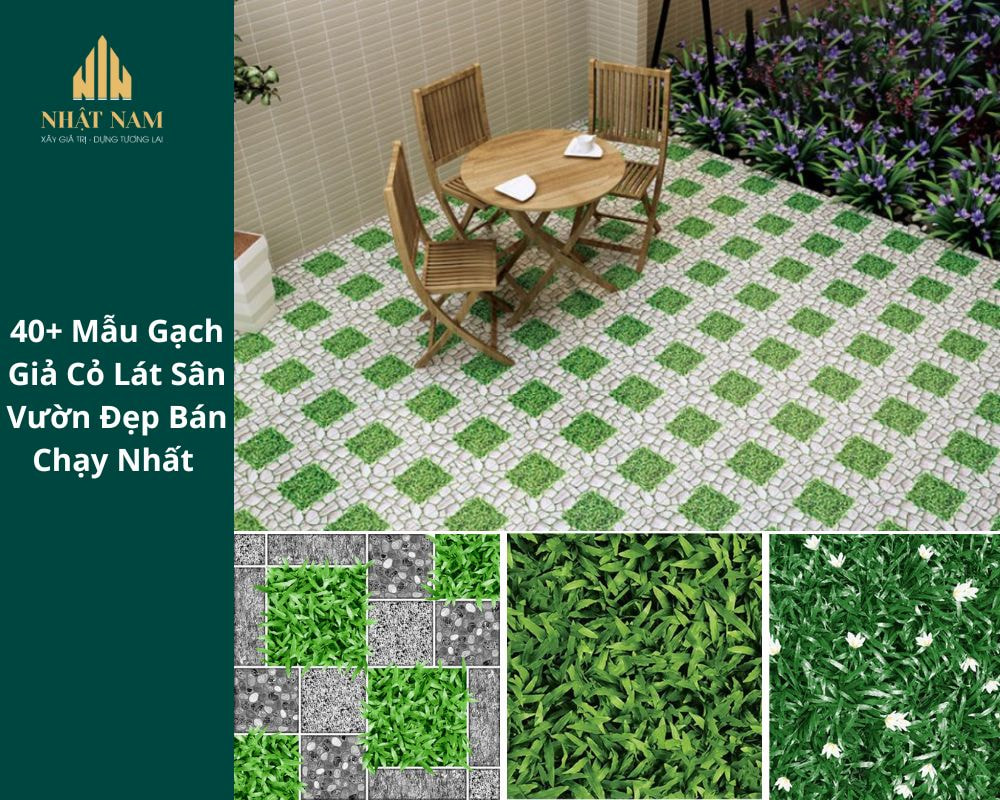 gạch giả cỏ