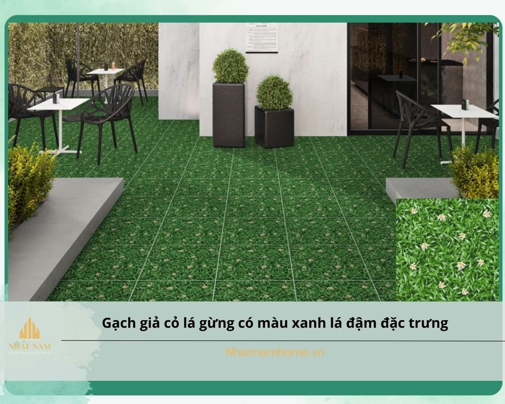 gạch giả cỏ