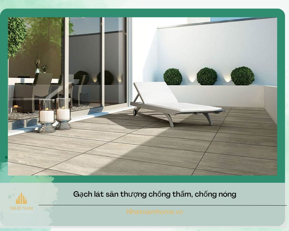  gạch lát sân thượng