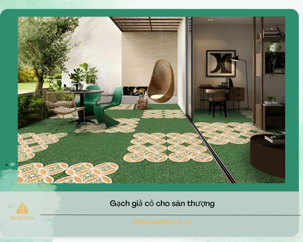  gạch lát sân thượng