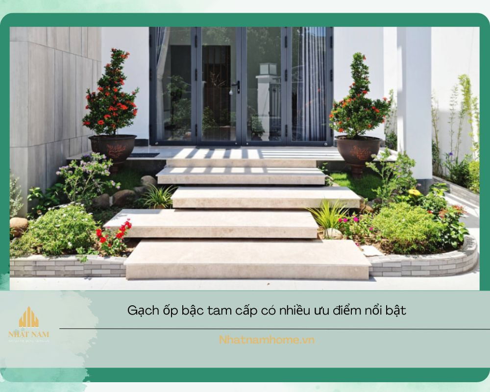Gạch ốp bậc tam cấp