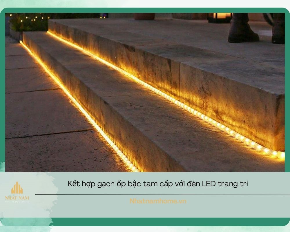 Gạch ốp bậc tam cấp
