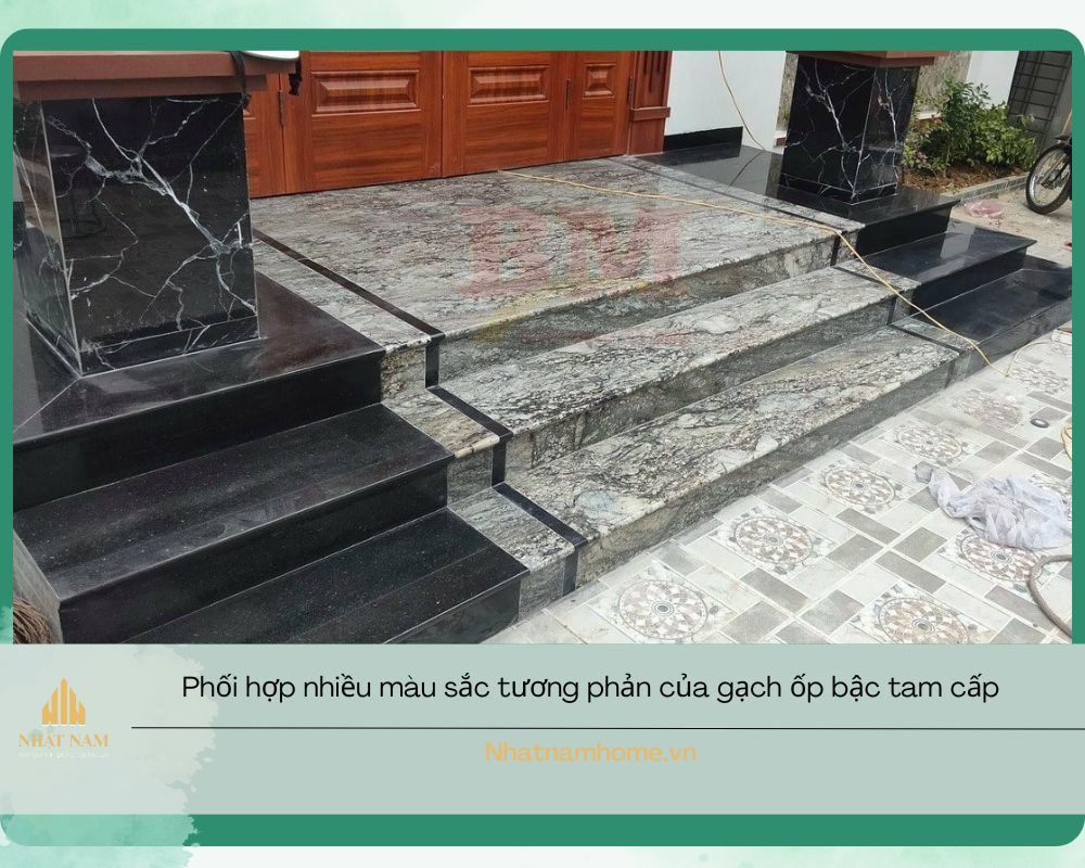 Gạch ốp bậc tam cấp