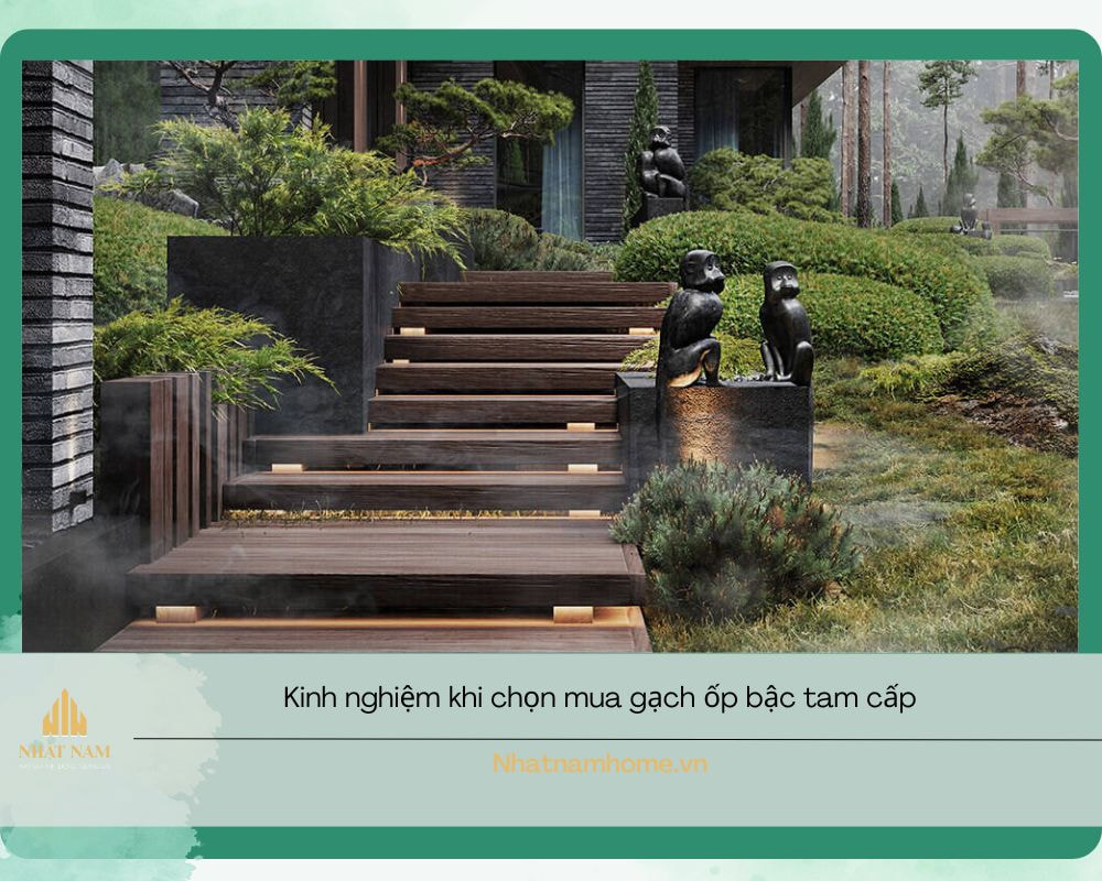 Gạch ốp bậc tam cấp
