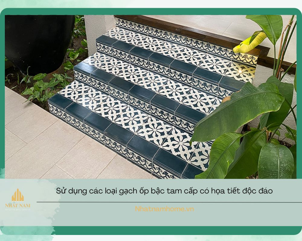Gạch ốp bậc tam cấp