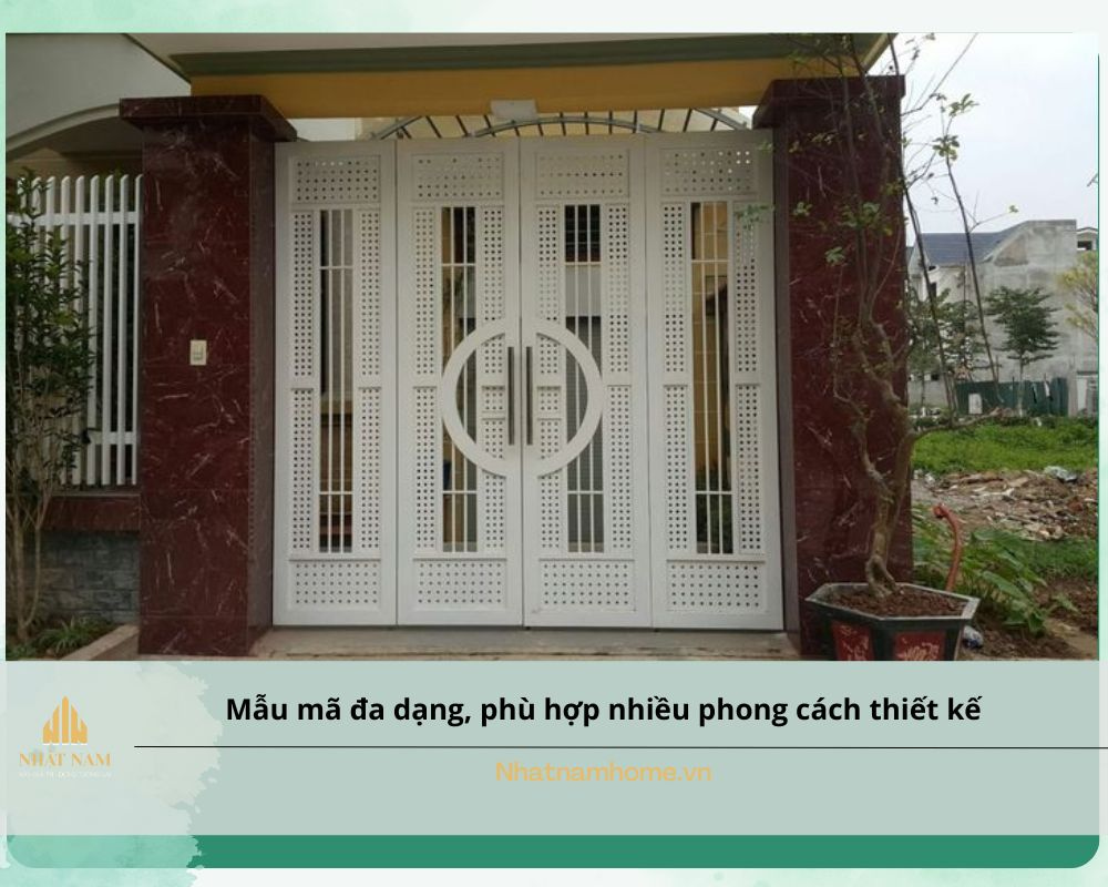 gạch ốp cổng