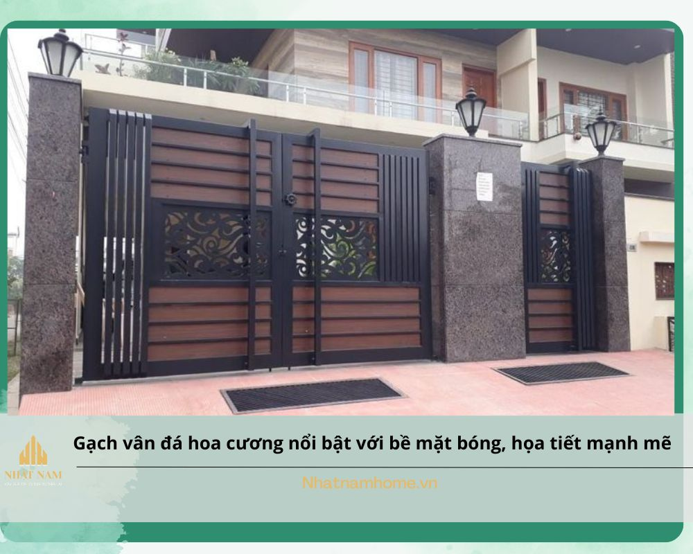 gạch ốp cổng